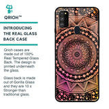 Floral Mandala Glass Case for Samsung Galaxy M30s
