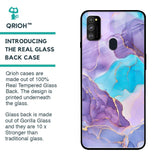 Alcohol ink Marble Glass Case for Samsung Galaxy M30s