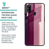 Brush Stroke Art Glass Case for Samsung Galaxy M30s