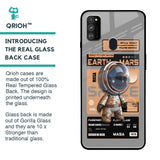 Space Ticket Glass Case for Samsung Galaxy M30s