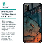 Geographical Map Glass Case for Samsung Galaxy M30s