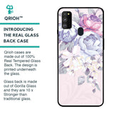 Elegant Floral Glass case for Samsung Galaxy M30s