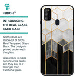 Tricolor Pattern Glass Case for Samsung Galaxy M30s