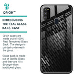 Dark Abstract Pattern Glass Case For Samsung Galaxy M30s