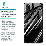 Black & Grey Gradient Glass Case For Samsung Galaxy M30s