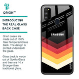 Abstract Arrow Pattern Glass Case For Samsung Galaxy M30s