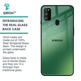 Green Grunge Texture Glass Case for Samsung Galaxy M30s
