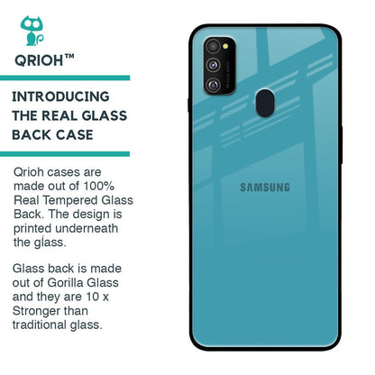 Oceanic Turquiose Glass Case for Samsung Galaxy M30s