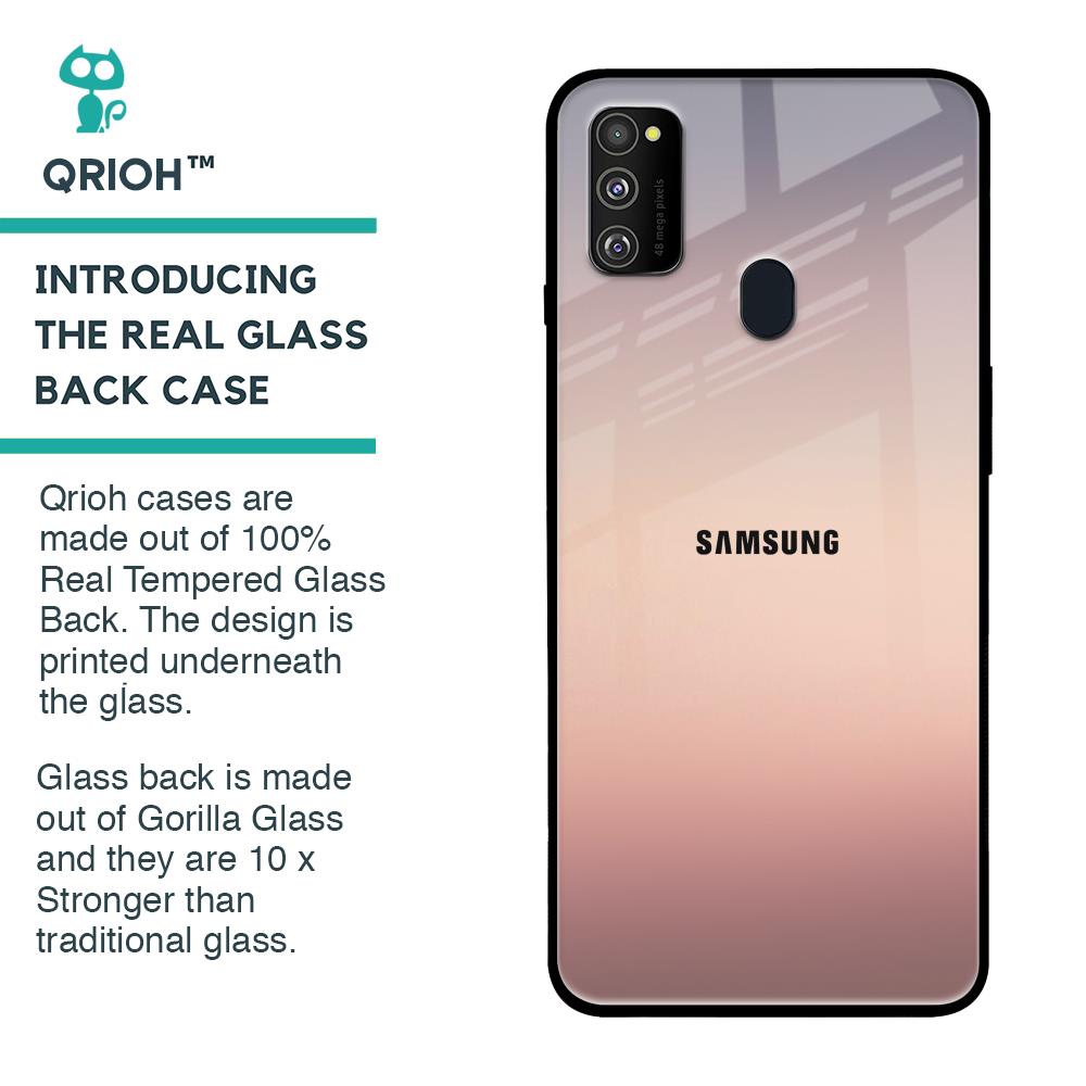 Golden Mauve Glass Case for Samsung Galaxy M30s