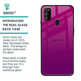 Magenta Gradient Glass Case For Samsung Galaxy M30s