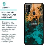 Watercolor Wave Glass Case for Samsung Galaxy M30s