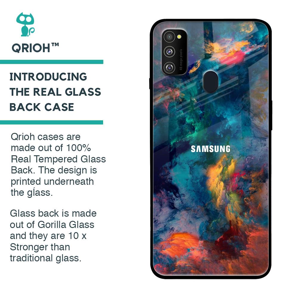 Colored Storm Glass Case for Samsung Galaxy M30s