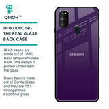 Dark Purple Glass Case for Samsung Galaxy M30s