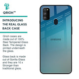 Sea Theme Gradient Glass Case for Samsung Galaxy M30s