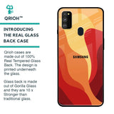 Magma Color Pattern Glass Case for Samsung Galaxy M30s