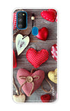 Valentine Hearts Samsung Galaxy M30s Back Cover