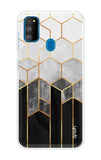 Hexagonal Pattern Samsung Galaxy M30s Back Cover