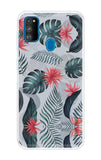 Retro Floral Leaf Samsung Galaxy M30s Back Cover