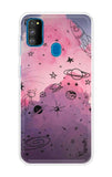 Space Doodles Art Samsung Galaxy M30s Back Cover