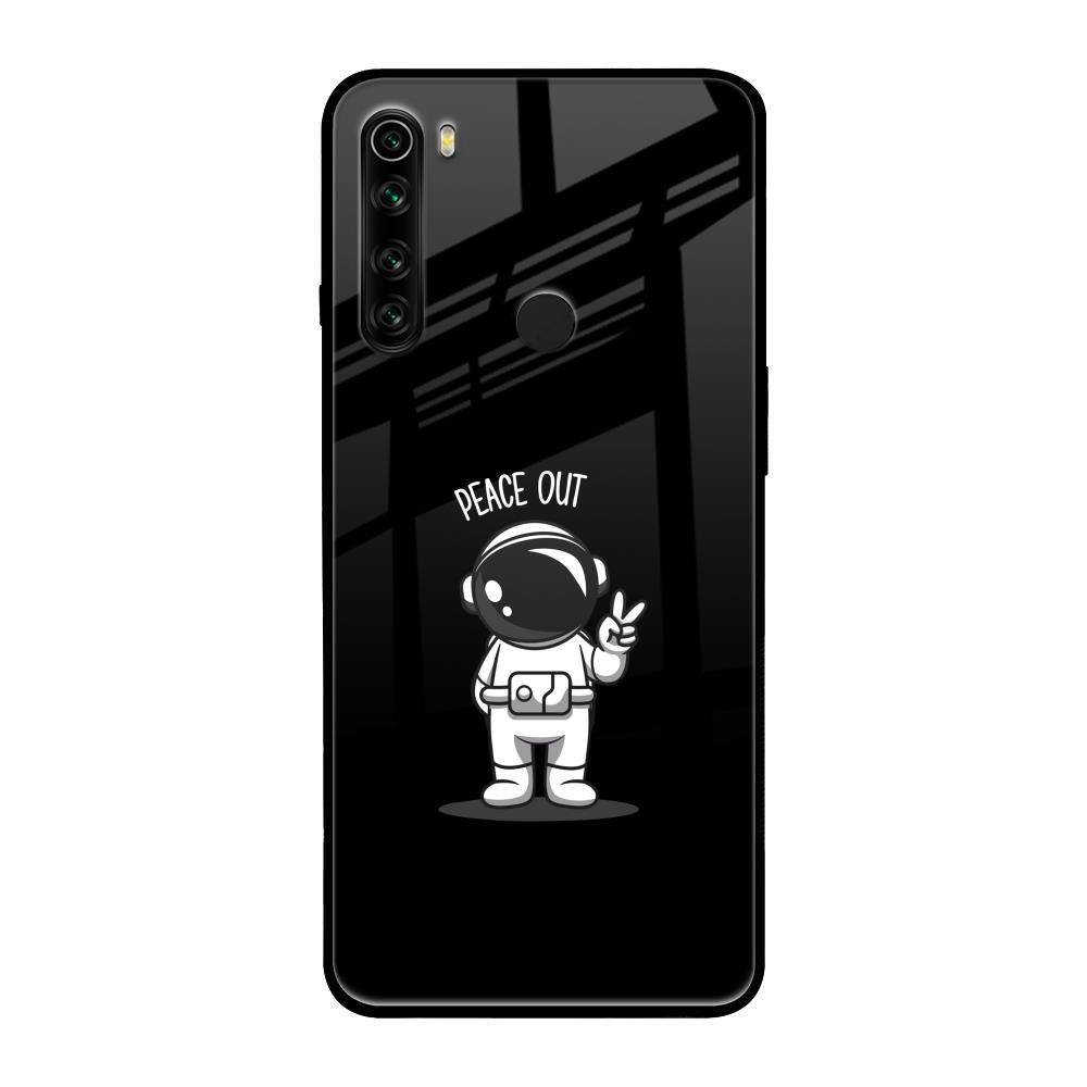 Peace Out Astro Xiaomi Redmi Note 8 Glass Back Cover Online