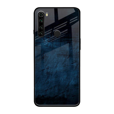 Dark Blue Grunge Xiaomi Redmi Note 8 Glass Back Cover Online