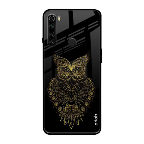 Golden Owl Xiaomi Redmi Note 8 Glass Back Cover Online