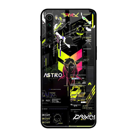 Astro Glitch Xiaomi Redmi Note 8 Glass Back Cover Online