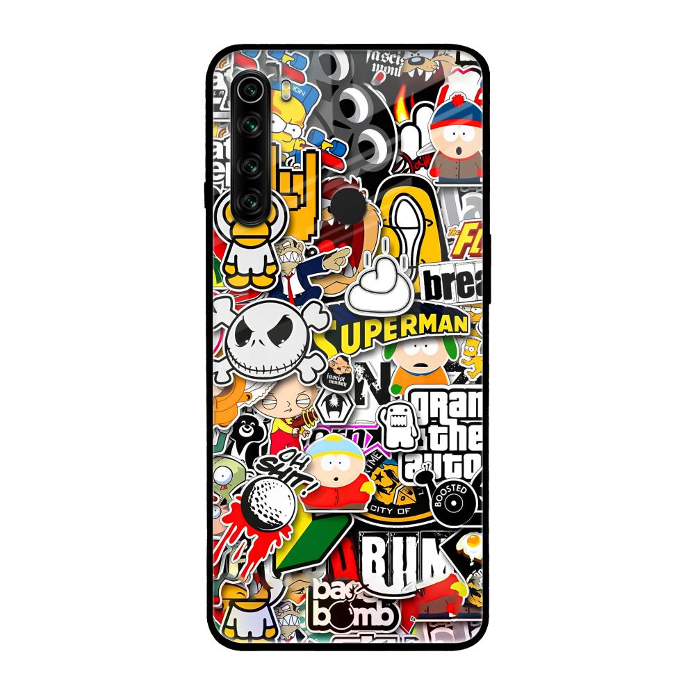 Boosted Xiaomi Redmi Note 8 Glass Back Cover Online