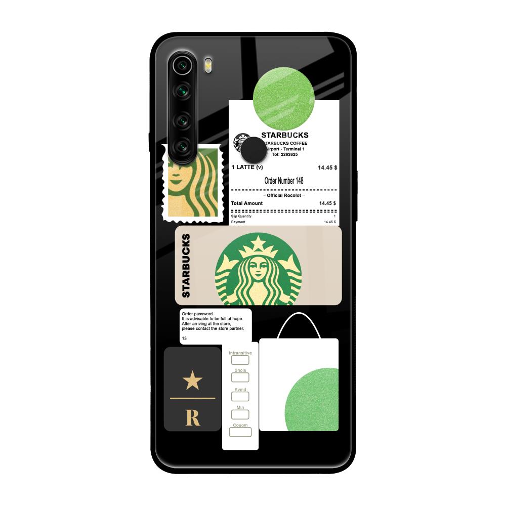 Coffee Latte Xiaomi Redmi Note 8 Glass Back Cover Online