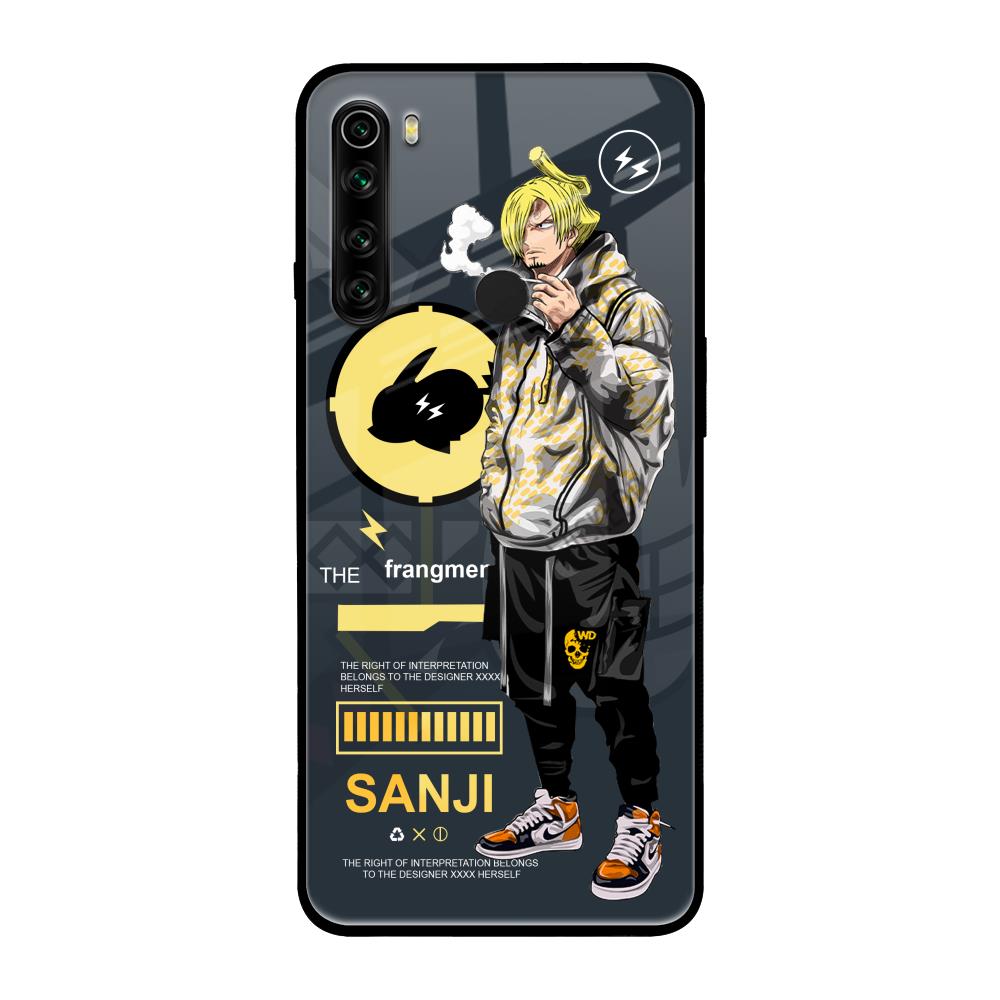 Cool Sanji Xiaomi Redmi Note 8 Glass Back Cover Online