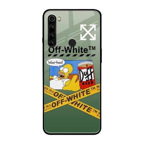 Duff Beer Xiaomi Redmi Note 8 Glass Back Cover Online