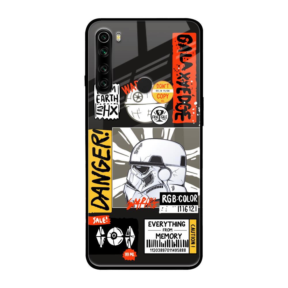 Galaxy Edge Xiaomi Redmi Note 8 Glass Back Cover Online