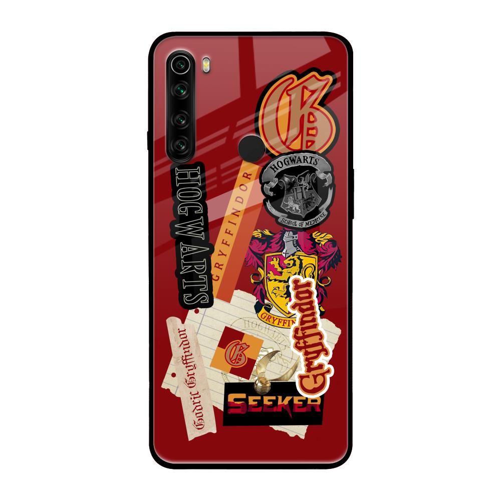 Gryffindor Xiaomi Redmi Note 8 Glass Back Cover Online