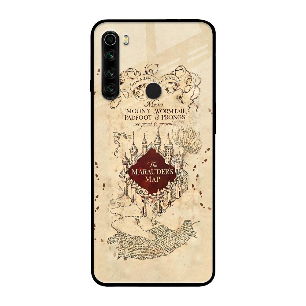 Magical Map Xiaomi Redmi Note 8 Glass Back Cover Online