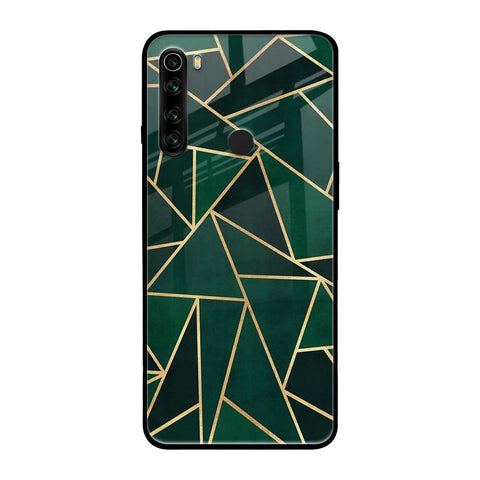 Abstract Green Xiaomi Redmi Note 8 Glass Back Cover Online