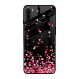 Heart Rain Fall Xiaomi Redmi Note 8 Glass Back Cover Online