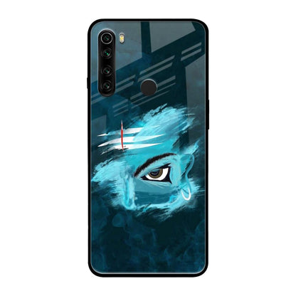 Power Of Trinetra Xiaomi Redmi Note 8 Glass Back Cover Online