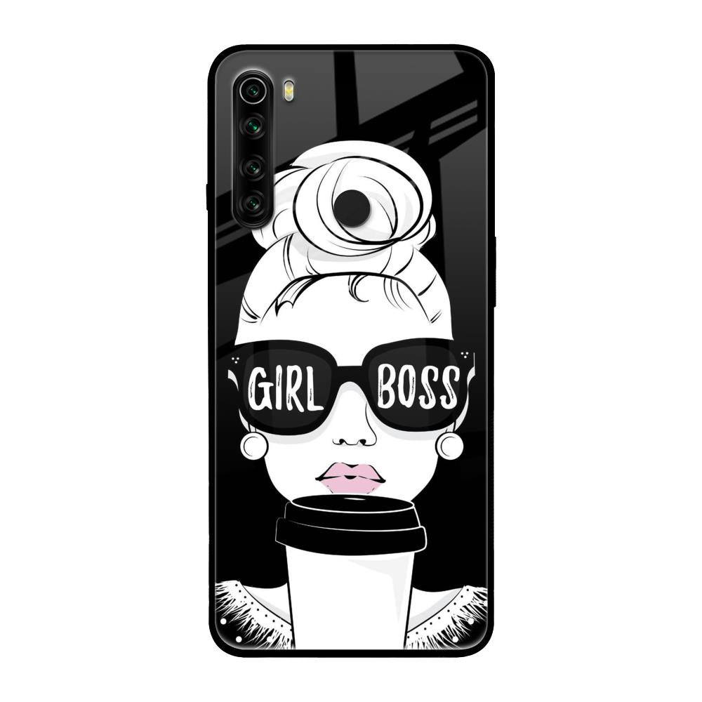 Girl Boss Xiaomi Redmi Note 8 Glass Back Cover Online