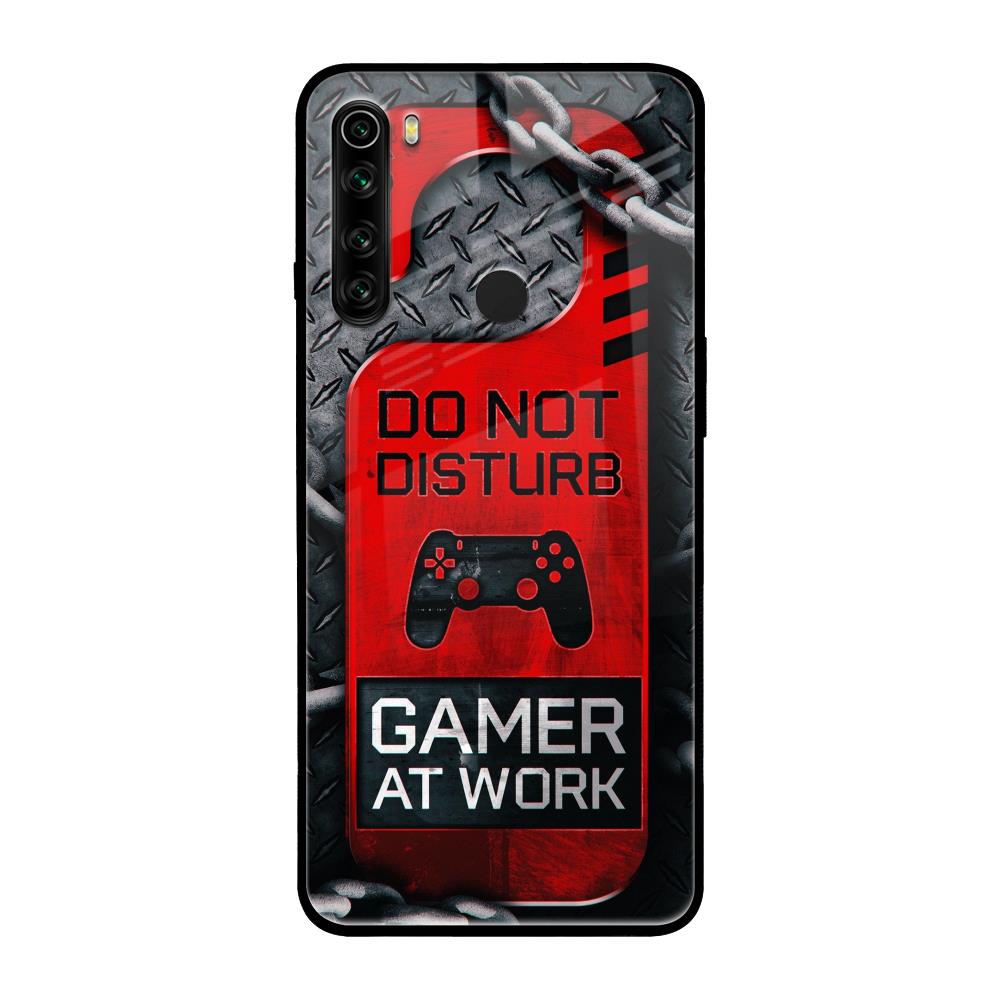 Do No Disturb Xiaomi Redmi Note 8 Glass Back Cover Online