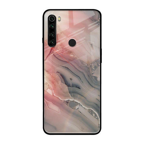 Pink And Grey Marble Xiaomi Redmi Note 8 Glass Back Cover Online
