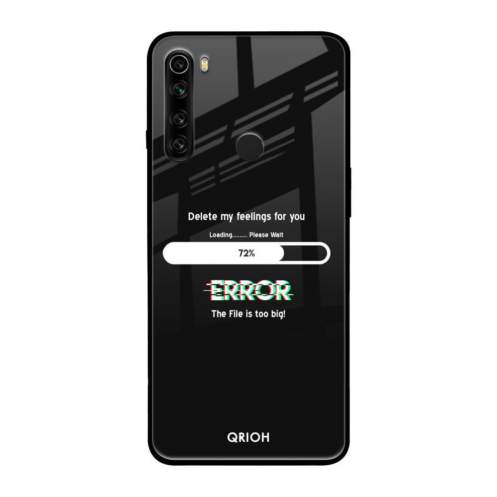 Error Xiaomi Redmi Note 8 Glass Back Cover Online