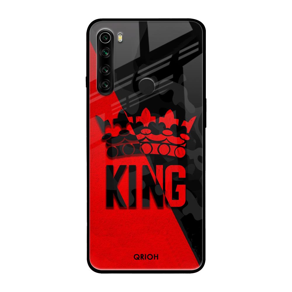 I Am A King Xiaomi Redmi Note 8 Glass Back Cover Online