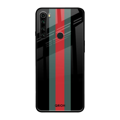 Vertical Stripes Xiaomi Redmi Note 8 Glass Back Cover Online