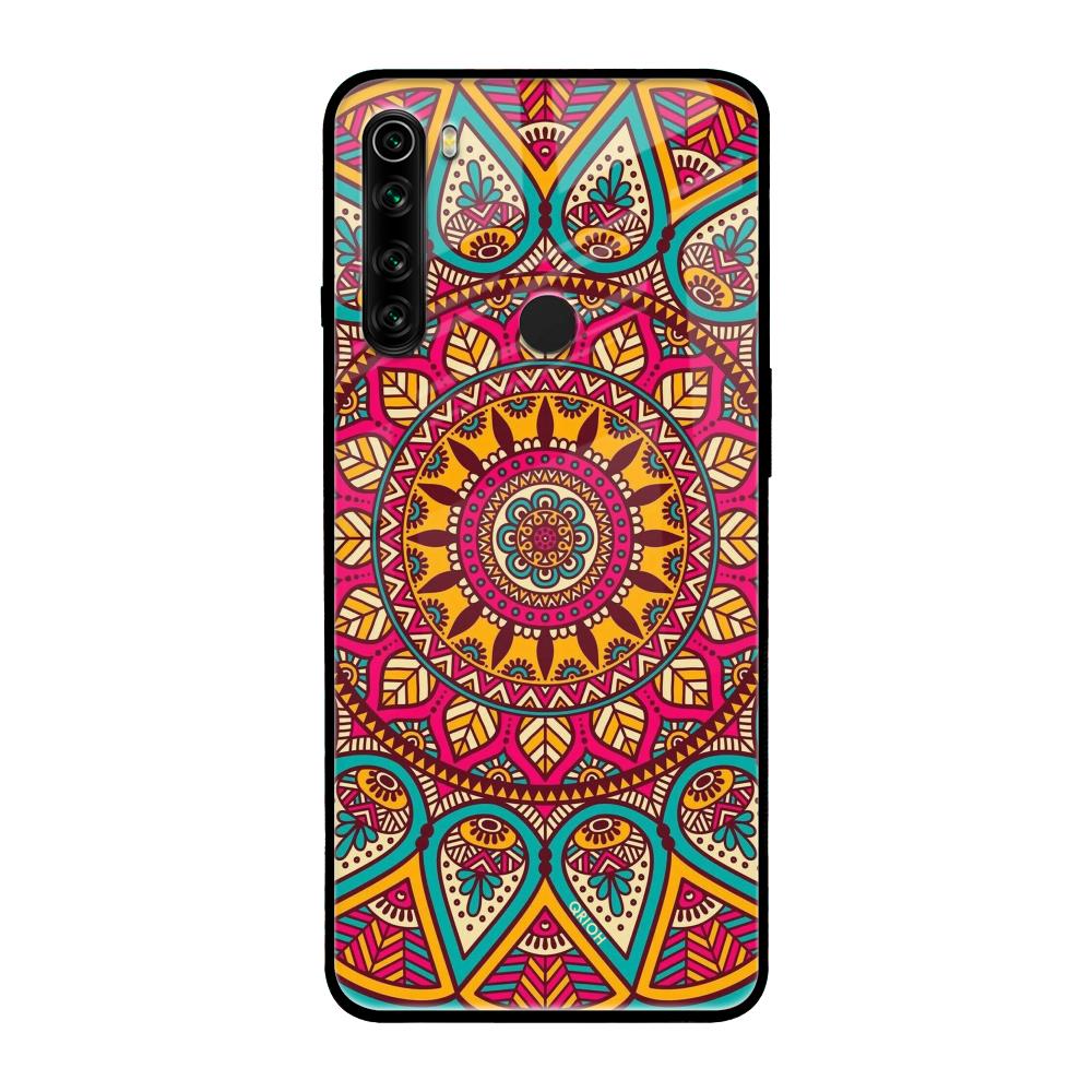 Elegant Mandala Xiaomi Redmi Note 8 Glass Back Cover Online