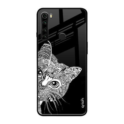 Kitten Mandala Xiaomi Redmi Note 8 Glass Back Cover Online
