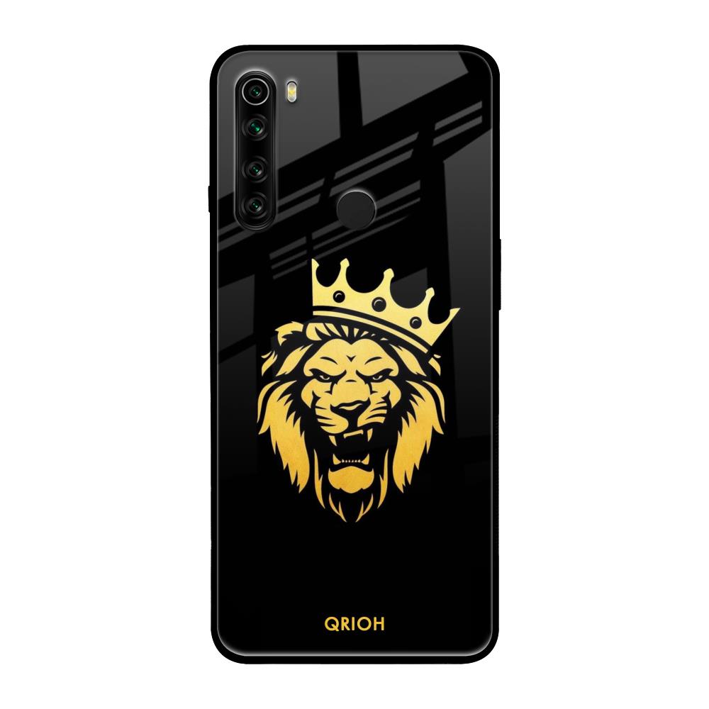 Lion The King Xiaomi Redmi Note 8 Glass Back Cover Online