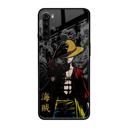 Dark Luffy Xiaomi Redmi Note 8 Glass Back Cover Online
