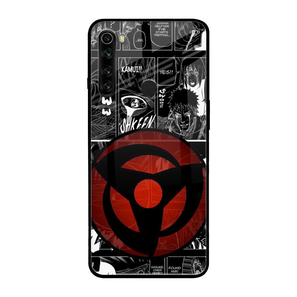 Sharingan Xiaomi Redmi Note 8 Glass Back Cover Online