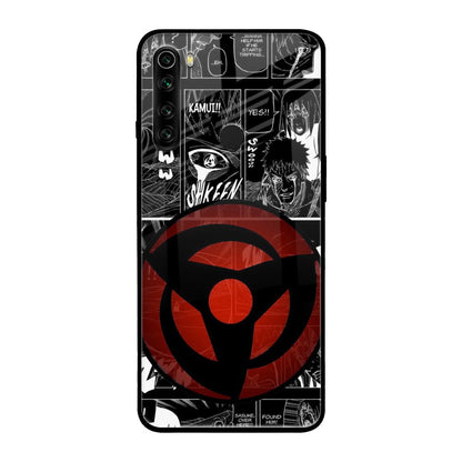 Sharingan Xiaomi Redmi Note 8 Glass Back Cover Online