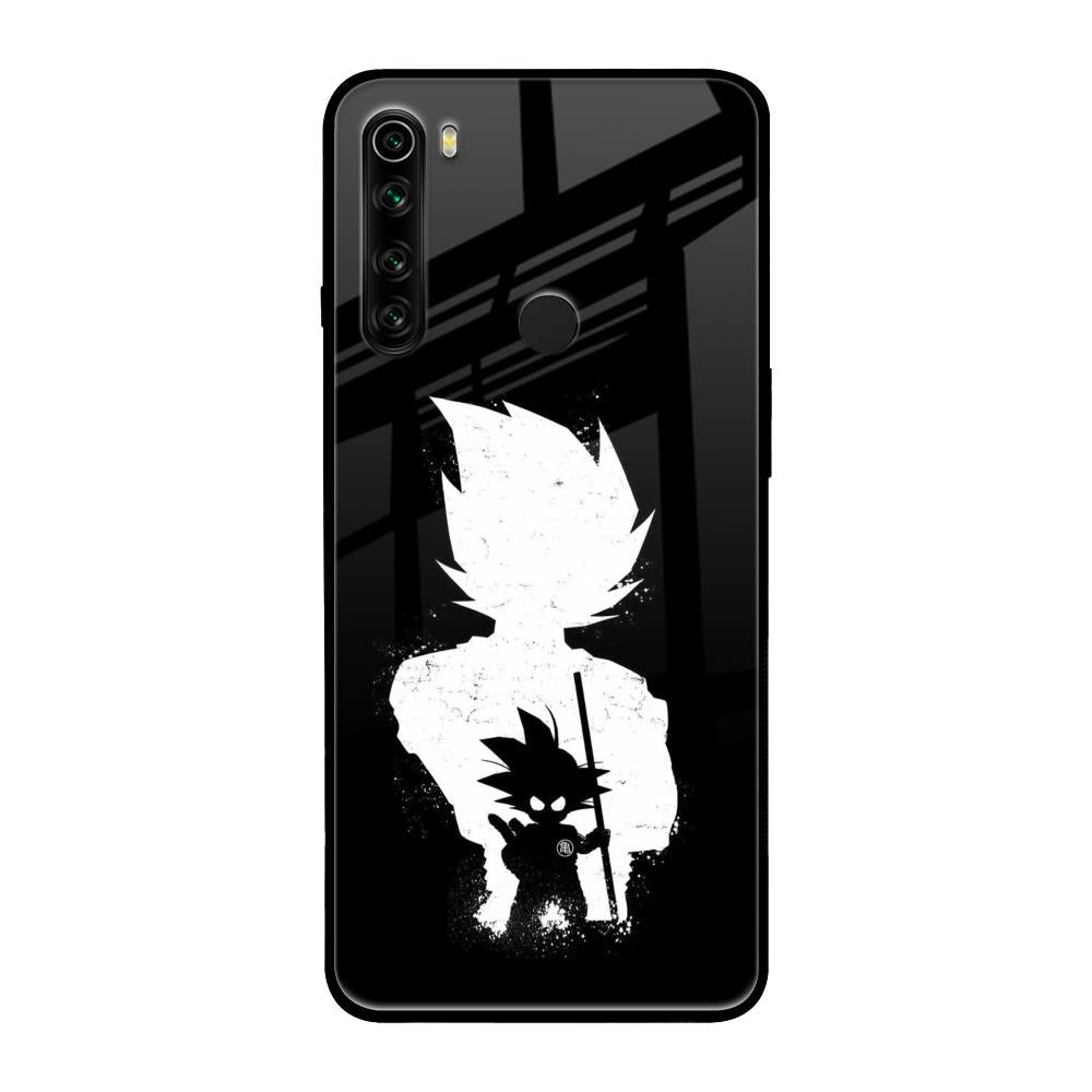 Monochrome Goku Xiaomi Redmi Note 8 Glass Back Cover Online